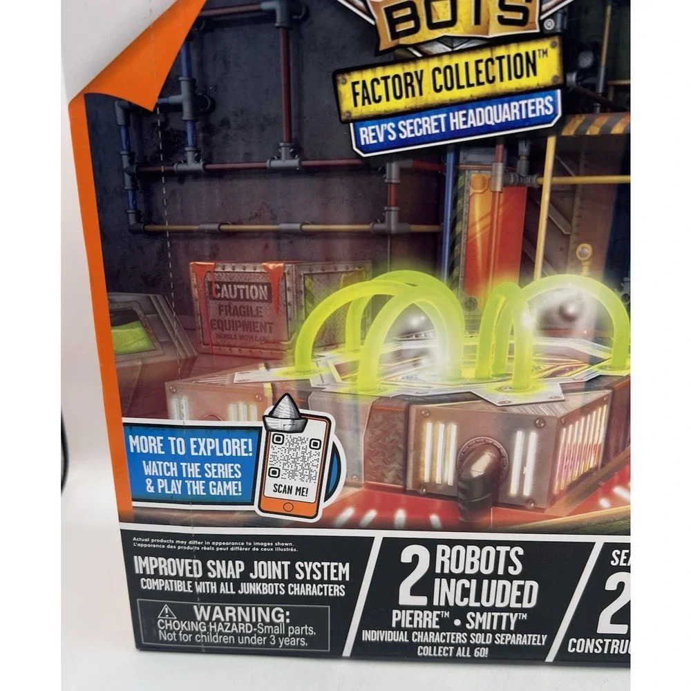 HEXBUG Junk Bots Factory Collection Rev's Secret Headquarters 200+ Pieces Set